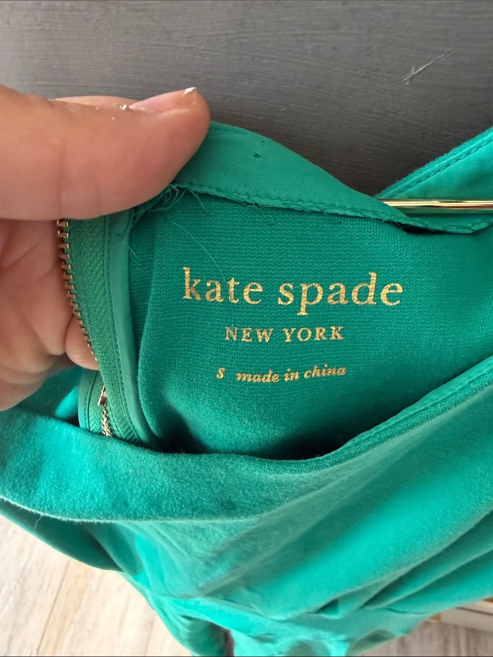 kate spade Teal and Navy Colorblock Fit & Flare Mini Dress